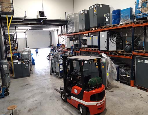 Location compresseur air comprimé - Groupe FLI